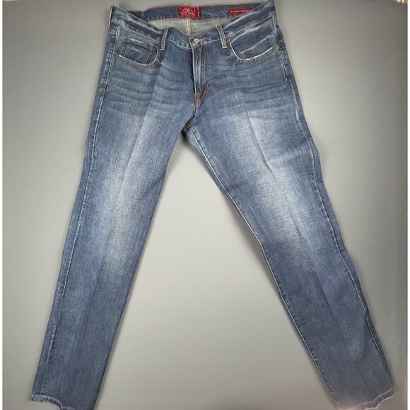 Lucky Brand 221 Original Straight Jeans 36x34 Classic Mid Wash Denim - Picture 2 of 10
